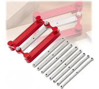 Center Gauge, Punch Locator, Center Scriber Offset Scriber Centering Tool, Planning Line with Various Gauge Markings, Center Finder Tool for Woodworking, DIY and Crafting(Inch+metrication)