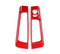 Center Gear Shift Head Cover For FIAT For Abarth 500 2010-2022 | ABS Carbon Car Rearview Mirror Adjustment Switch Door Storage Box Panel Frame Cover Trim Stickers