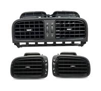Center grille For Polo 2011-2013 Black and silver painted car air conditioning vent 6RD819728 6RD 819 728 Center console vents(Black 1 set)