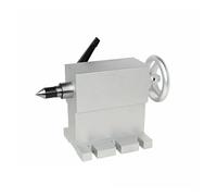 Center Height 100mm Lathe Center Morse Taper 2 Live Center Movable MT2 Tailstock with Replaceable Heads for CNC 4th Axis Engraver(with Head A)