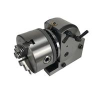 Center Height 128mm CNC Dividing Head BS-1 6 Inches 3 Jaw 160MM Chuck CNC 4th Rotary Axis CNC Tailstock