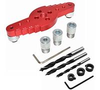 Center Locator 2 in 1 Woodworking Centering Dowel Drill 6/8/10mm Guide Anti-Rust Aluminum Alloy Tool