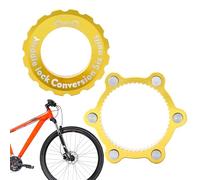 Center Lock Bicycle Adapter, Universal 6 Bolt Disc 54 x 44 mm | Disc Adapter with Lock, for Home Indoor Work Travel Survival Hiking Yard Cycling