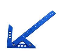 Center Marking,Center Measuring Tool, Ruler 45 degree 90 degree,Angle Measuring Marking Tool with Imperial Units, Suitable for Woodworking