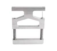 Center Pin Extraction and Replacement Tool for Piano Tuning and Maintenance, Aluminum Repair Instrument with Spring-Loaded Design, Compact 14 x 11.1 x 2 cm Silver Extractor for Professional Use
