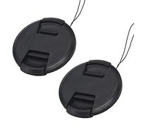 Center Pinched Lens Cap for Nikkor Z 50-250mm Lens for Nikon Z50, for Sony RX10 CX900E AX100E E18-200LE II E10-8 Lens, Second Generation Snap-On 62mm Lens Cap-2Packs
