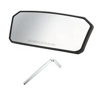 Center Rearview Mirror Universal Car Rear View Mirror Convex Design Wide Field of View Easy Adjustable Ball Joint for Maverick X3 UTV ATV Black