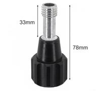 Center screw tripod part designed for theodolite and total station, providing stable and precise tripod connections for leveling and measurement (33mm)