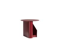 Center Side Table Deep Red