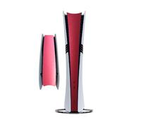 Center Skin Cover Sticker For PS5 Pro, Host Middle Strip Dustproof Anti-Scratch Protector Protective Film Decals for PS5 Pro Digital & Disc Edition Console (Burgundy)