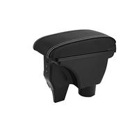 Center Storage Box Center Console Storage Car Armrest Box For T&oyota For Yaris For The Armrest(Black White line)