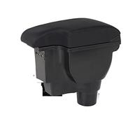 Center Storage Box For KIA For RIO For X-LINE 2018 2019 2020 2021 2022 Car Storage Armrest Box(Black Black line)