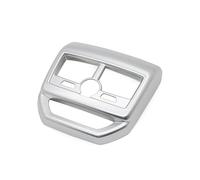 Center Storage Box For P&eugeot 3008 GT 3008GT 5008 2017 2018 Armrest Box Rear Air Conditioning AC Vent Outlet Molding Central Control Interior(Silver)
