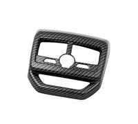 Center Storage Box For P&eugeot 3008 GT 3008GT 5008 2017 2018 Armrest Box Rear Air Conditioning AC Vent Outlet Molding Central Control Interior(Carbon Fiber)