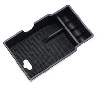 Center Storage Box For Renegade 2015-2020 Car Central Armrest Box Storage Box Tray Tray Coin Box(White Word)