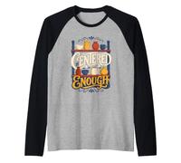 Centered Pottery Shelf Rustic Mindfulness Art Raglan Baseball Tee
