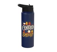 Centered Pottery Shelf Rustic Mindfulness Art Stainless Steel Insulated Water Bottle