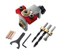 Centering Dowel Jig Kit Woodworking Center Finding Doweling Drill Guide Kit Precise Locator Dowel Wood Hole Drill Bit Set