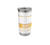 Centering My Thoughts On Self-Discovery Journey Motivation Stainless Steel Insulated Tumbler