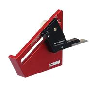Centering Tools | Center Marking Instrument - Fits Under 58mm Thickness - Compact Aluminum Alloy Sketching Ruler For Carpentry, Stair Building, Welding Preparation And