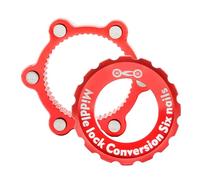 Centerlock Adapter, 54 x 44 mm Universal 6 Bolts, Brake Rotor Adapter - For Home Indoor Work Travel Survival Hiking Yard Cycling
