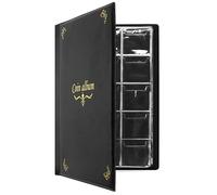 CenterZ 150 Pockets Coin Album, Penny Collecting Book, Souvenir Coins Collection Holder, Ideal for Pressed Pennies Passport, Hobby Coin Collector, Money Specie Display Storage Case (English, Black)