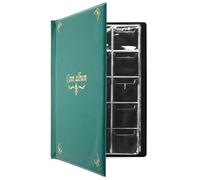 CenterZ 150 Pockets Coin Album, Penny Collecting Book, Souvenir Coins Collection Holder, Ideal for Pressed Pennies Passport, Hobby Coin Collector, Money Specie Display Storage Case (English, Green)