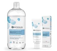 CENTIFOLIA | Neutral Micellar Water 500 ml + Moisturising Cream 40 ml | Removes Make-up & Soothes Sensitive Skin | Fragrance-Free | Made in France | Organic & Vegan