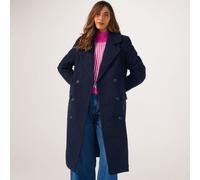 Centigrade Herringbone Double Breasted Coat CAMEL 2XL