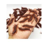 (Centipede) 10pcs/lot Funny Fake Cockroach Halloween Decoration Jokes Pranks Maker
