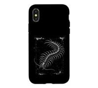 Centipede Natural History Art Entomology Vibe Insect Lovers Case for iPhone X/XS