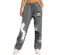 Centipede Print Y2K Joggers Women's Gothic Style Eye Pattern Trousers Sweatpants Tracksuit with Pocket