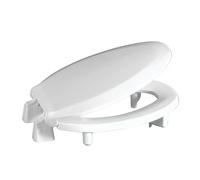 Centoco 3L800STS-001 Plastic Elongated Toilet Seat with Closed Front, White