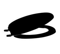 Centoco 600-407 DS600-407 Toilet Seat, 407-Black, Elongated