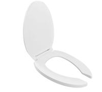 Centoco 820TM-001 Plastic Elongated Toilet Seat with Open Front, White