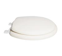 Centoco - DSHPS20-106 HPS20-106 Soft Round Toilet Seat, Padded Vinyl Plastic, Bone