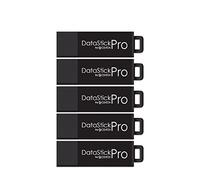 Centon Electronics MP Valuepack USB 3.2 Gen1 DataStick Pro Flash Drive, 32 GB, 5 USB Flash Drives, 5 Pack, Black