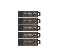 Centon MP Valuepack USB 2.0 Datastick Pro (Grey), 2GB, 5Pack Bulk