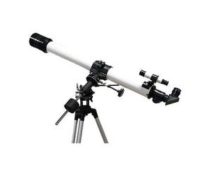 Centon Refractor Telescope for Beginners and Intermediate, 3 Eyepieces, White, 900x70, 890mm Optical Tube, 70mm Objective Diameter, EQ-1 Equatorial Mount, 5x24 Finderscope