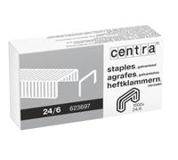 Centra 24/6 mm Galvanised Staples - Box of 1000