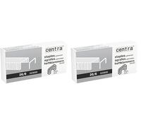 Centra 26/6 mm Galvanised Staples - Pack of 10,000