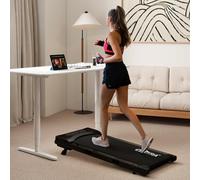 Centra 3-in-1 Folding Treadmill, 8KM/H Walking Pad with 0-4° Incline, APP Control, Bluetooth Music & Heart Rate, Under Desk Running Machine for Home Office, Foldable with LED Display