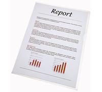 Centra A4 Plastic Pocket Wallets Top and Side Opening - Pack of 100