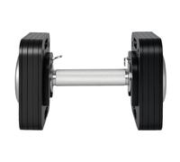Centra Adjustable Dumbbell 4-20KG Auto Lock Home Gym Weight Training Fitness in Black Centra Black