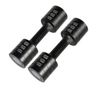 Centra Adjustable Dumbbells Set of 2 Home Gym Exercise 2.5kg/5kg Black Pink - Black - 2.5kg
