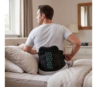 Centra Back Support Belt for Lower Back Pain Relief - 7 Stays Lumbar Brace, Breathable Dual Straps Adjustable Back Support for Sciatica, Herniated Disc, Scoliosis, Work & Heavy Lifting - Men Women (M)