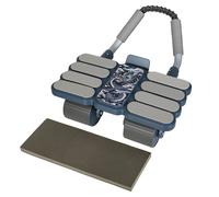 Centra Belly Wheel with Elbow Support Ab Roller Wheel Abdominal Fitness Wheel in Blue Centra Blue