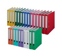 Centra Chromos 231143 Folder A4 Pack of 25 Polypropylene Spine Width 55 mm Assorted for Approx. 350 Sheets