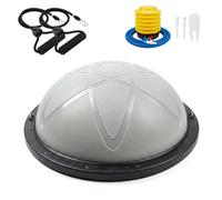 Centra Half Balance Ball Trainer with Resistance Band Core Trainer Strength Gym