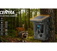 Centra High-Performance Solar Powered 4K Wildlife Trail Cameras : Dual-Lens 4K Solar Trail Camera